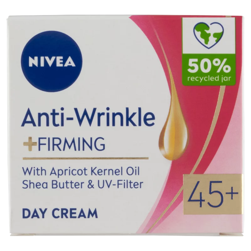 NIVEA Anti Wrinkle 45+ feszesítő ránctalanító nappali arckrém 50 ml
