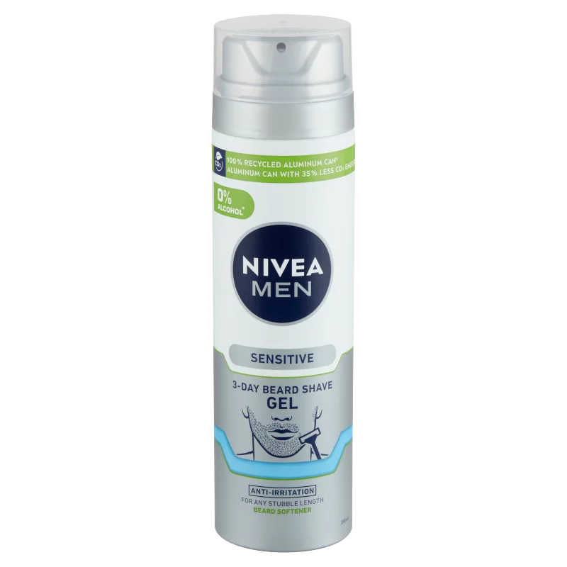 NIVEA MEN Sensitive 3-Day Beard borotvagél 200 ml