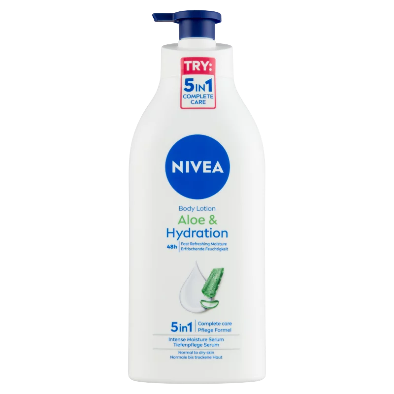 NIVEA Aloe & Hydration testápoló tej 625 ml