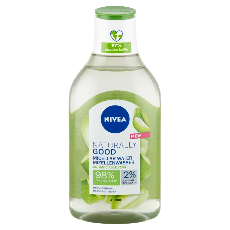 NIVEA Naturally Good micellás víz 400 ml