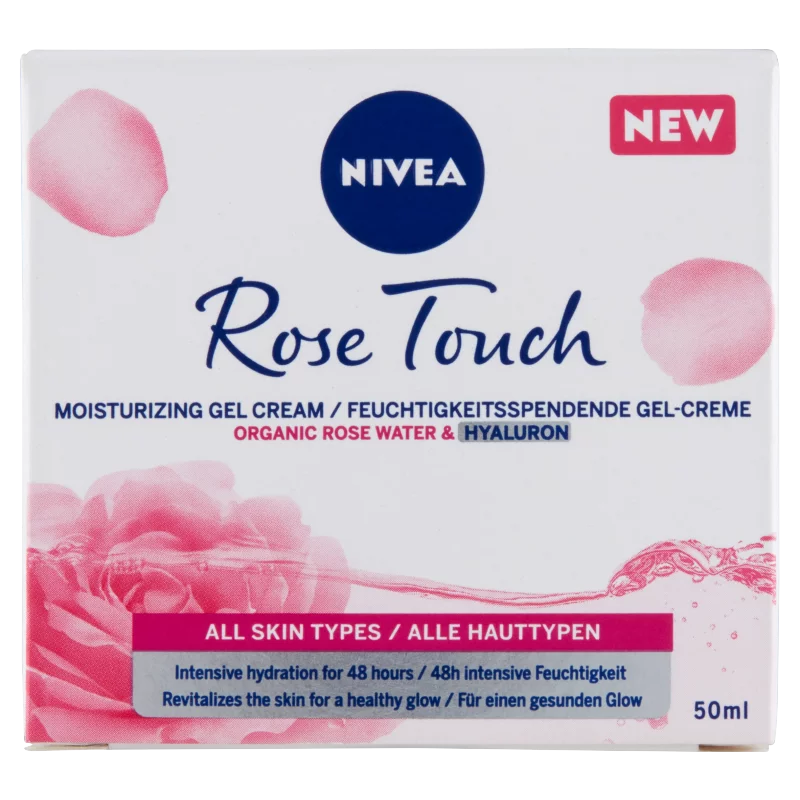 NIVEA Rose Touch hidratáló gél-krém 50 ml