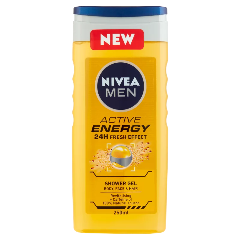 NIVEA MEN Active Energy tusfürdő 250 ml