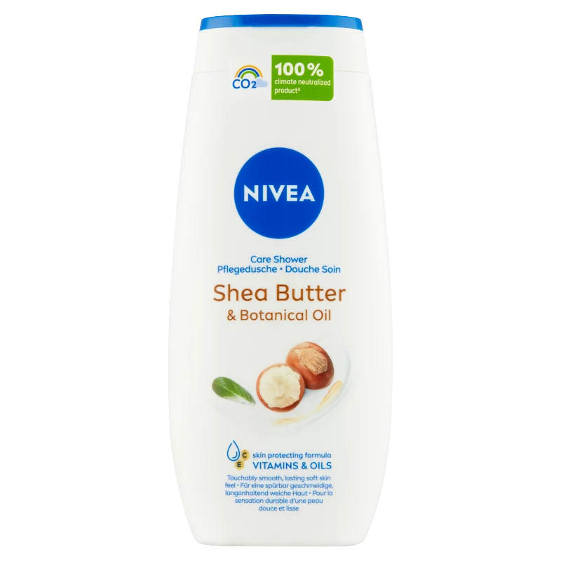 NIVEA Shea Butter & Botanical Oil ápoló hatású krémtusfürdő 250 ml
