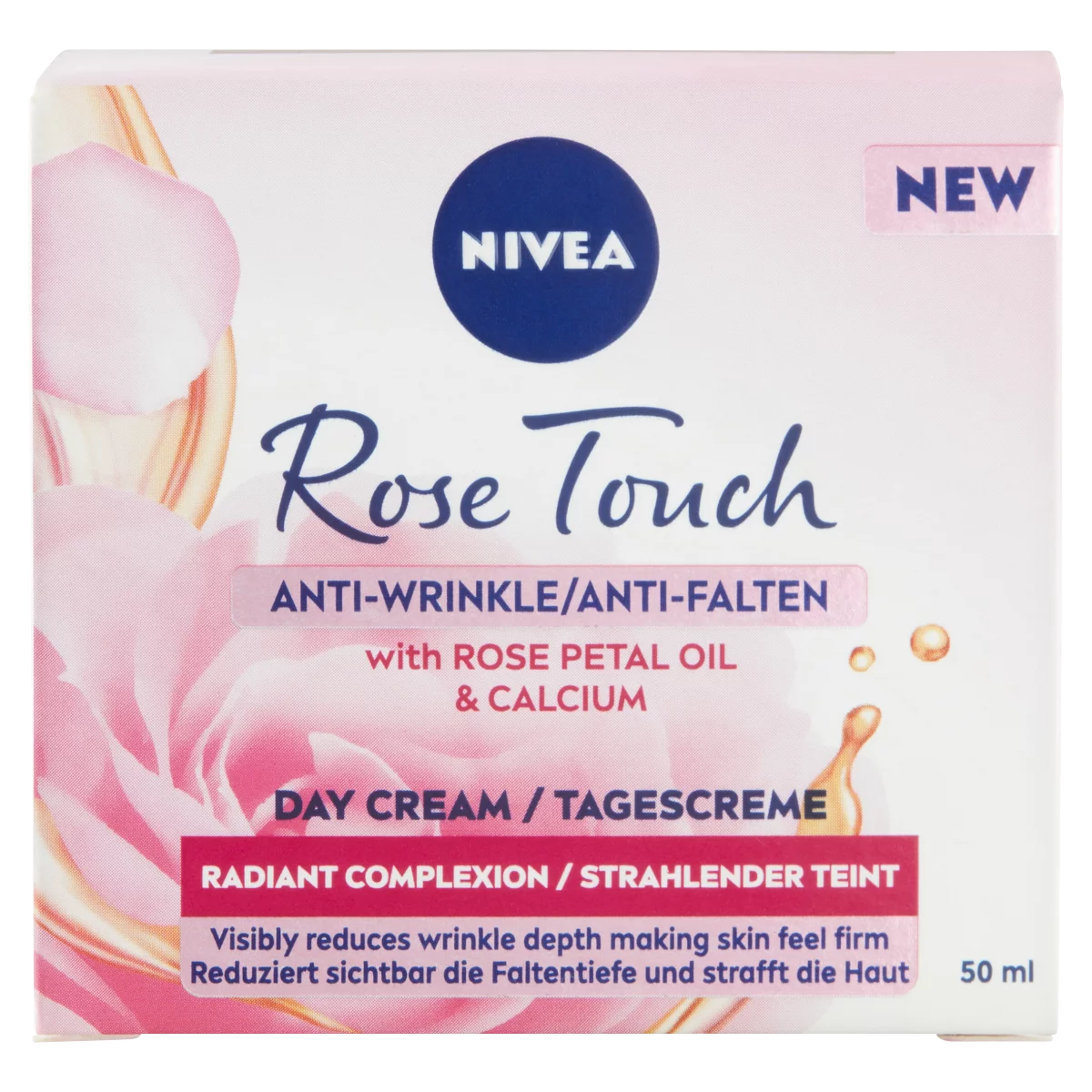 NIVEA Rose Touch ránctalanító nappali arckrém 50 ml