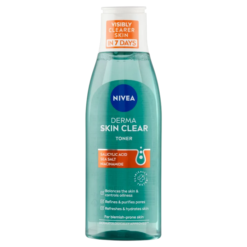 NIVEA Derma Skin Clear arctisztító tonik 200 ml
