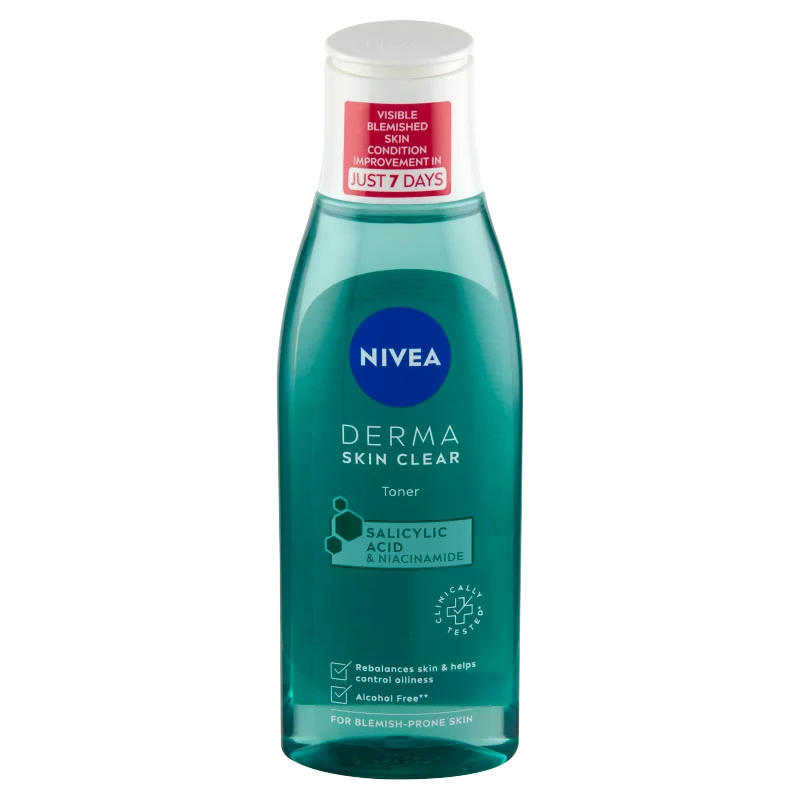 NIVEA Derma Skin Clear arctisztító tonik 200 ml