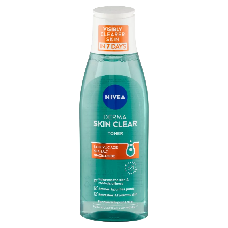 NIVEA Derma Skin Clear arctisztító tonik 200 ml