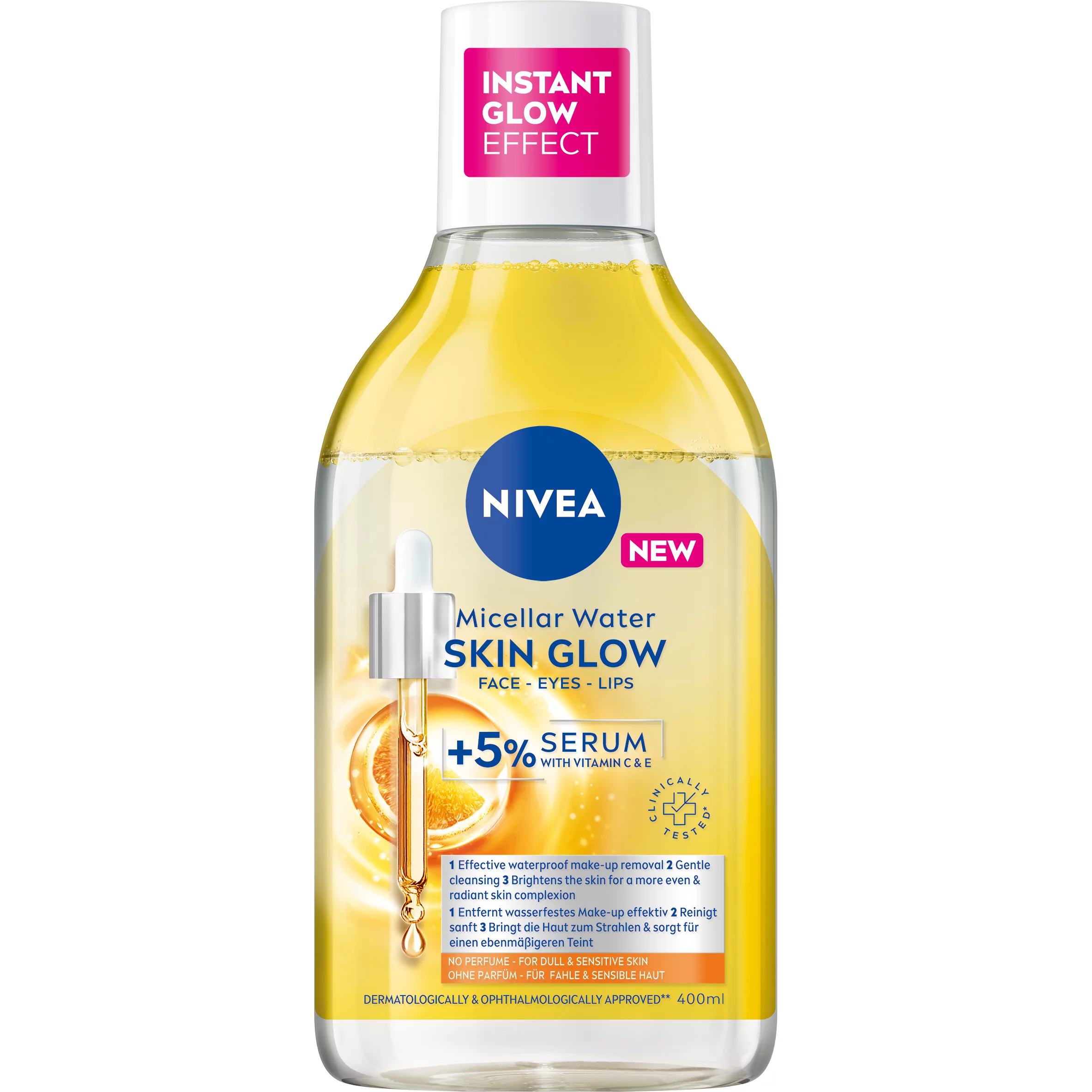Nivea arctisztító 400ml Micellás Víz Skin Glow