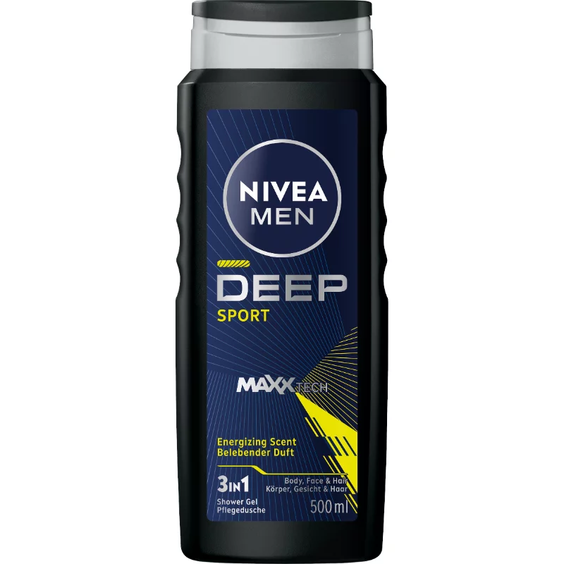 Nivea MEN tusfürdő 500ml Deep Sport