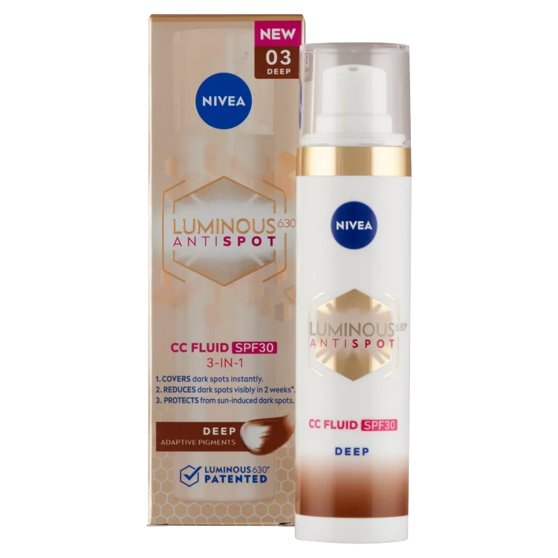 NIVEA Cellular Luminous630 sötét pigmentfoltok elleni CC fluid FF30 40 ml 