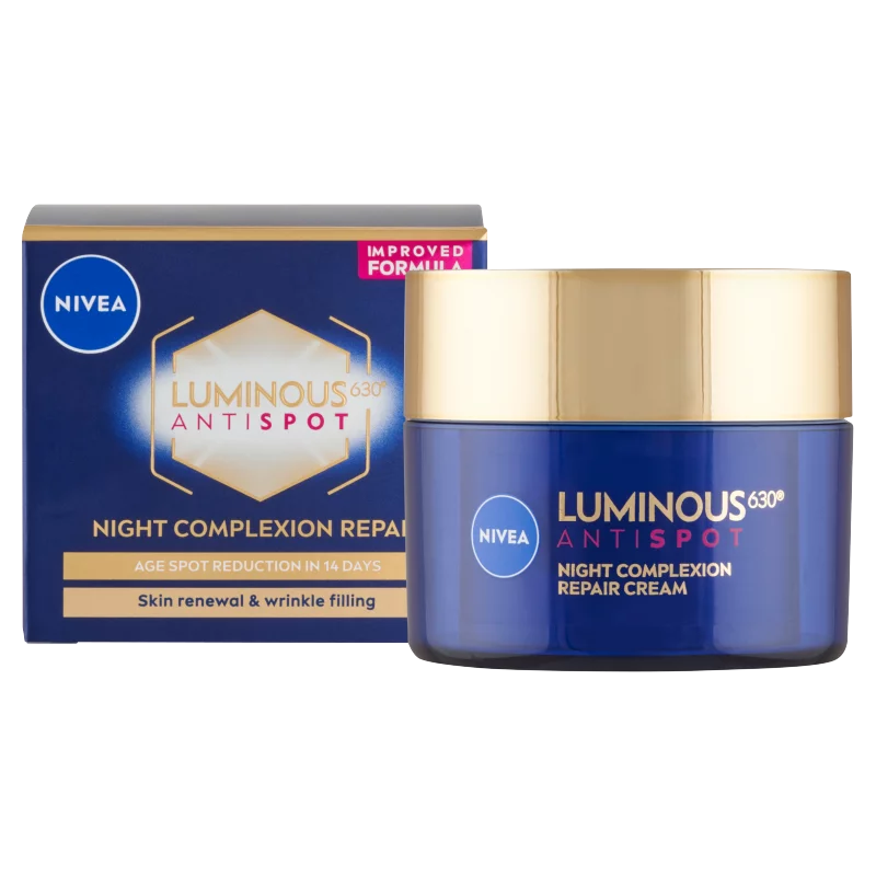 NIVEA Luminous630 pigmentfoltok elleni éjszakai arckrém 50 ml 