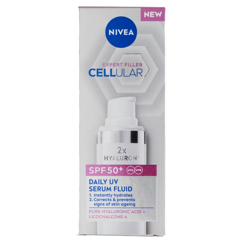 NIVEA Cellular Expert Filler nappali arcápoló UV szérum fluid FF50+ 30 ml