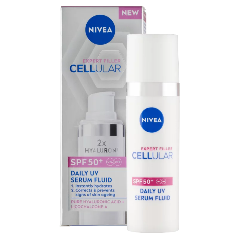 NIVEA Cellular Expert Filler nappali arcápoló UV szérum fluid FF50+ 30 ml