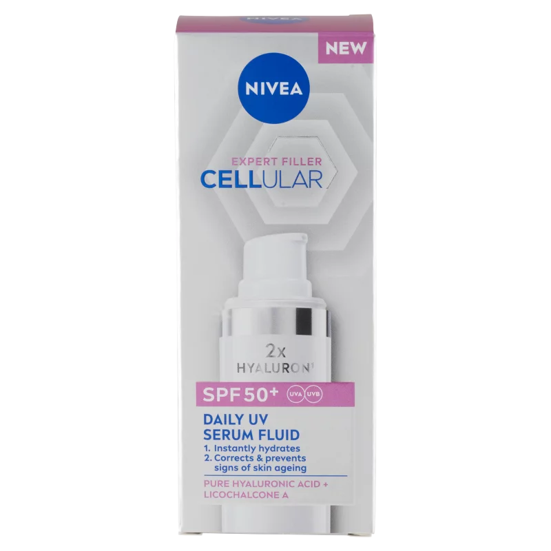 NIVEA Cellular Expert Filler nappali arcápoló UV szérum fluid FF50+ 30 ml