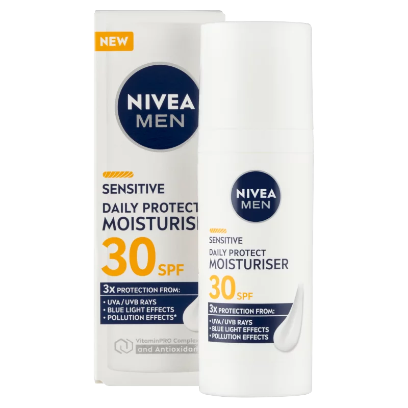 NIVEA MEN Sensitive nappali hidratáló arckrém FF30 50 ml