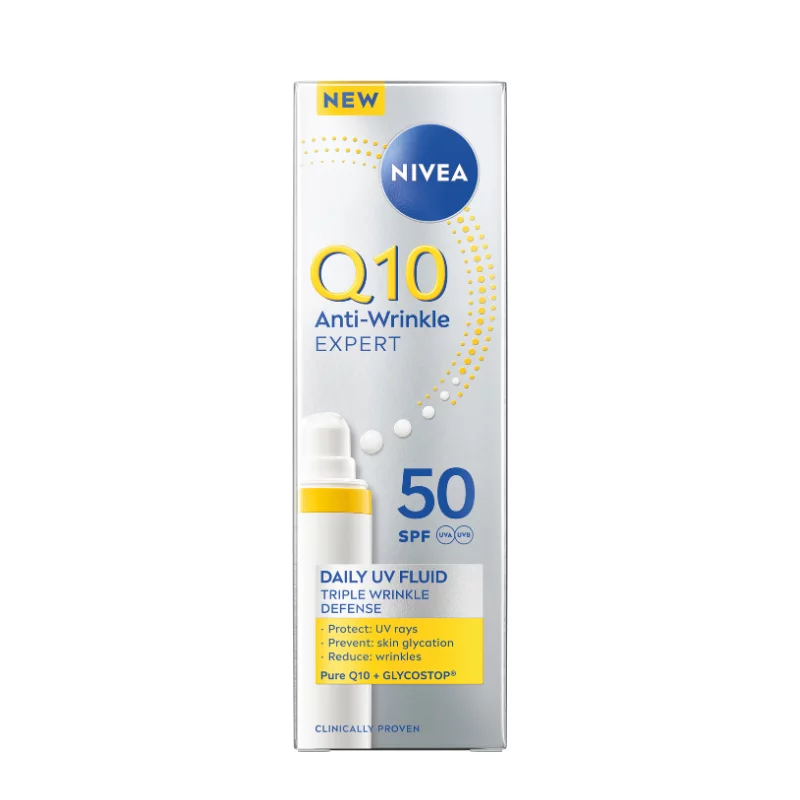 Nivea arckrém 40ml Q10 Anti-Wrinkle Expert Nappali UV Fluid FF50