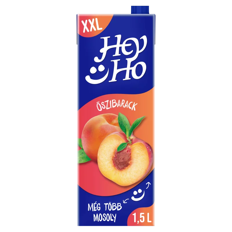 Hey-Ho őszibarack gyümölcsital cukorral és édesítőszerrel 1,5 l