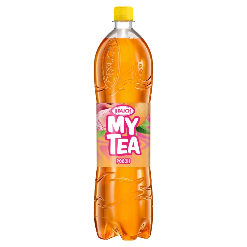 Rauch MyTea Peach ice tea őszibarackos üdítőital fekete teából 1,5 l