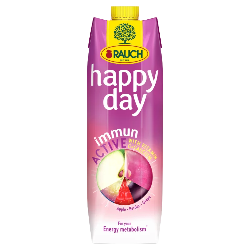 Rauch Happy Day Immun Active vegyes gyümölcsital C-vitaminnal és kalciummal 1 l