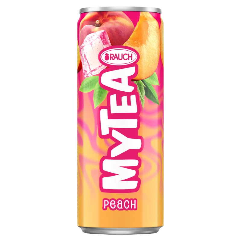 Rauch MyTea Peach ice tea őszibarackos üdítőital fekete teából 330 ml