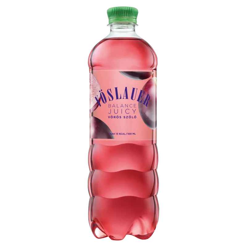 Vöslauer Balance Juicy szőlőízű természetes ásványvíz alapú szénsavas üdítőital 0,75 l