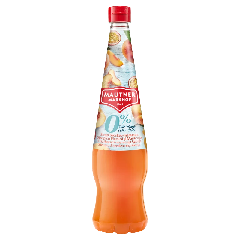 Mautner Markhof őszibarack-maracuja szörp 0,7 l
