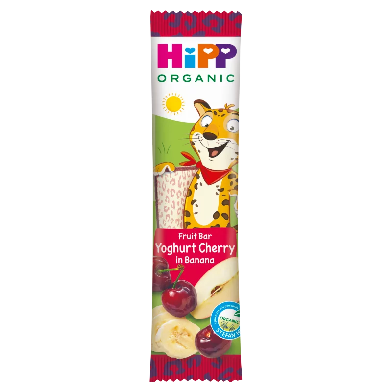 HiPP bio gyümölcsszelet joghurt-meggy banánban 1 éves kortól 23 g 