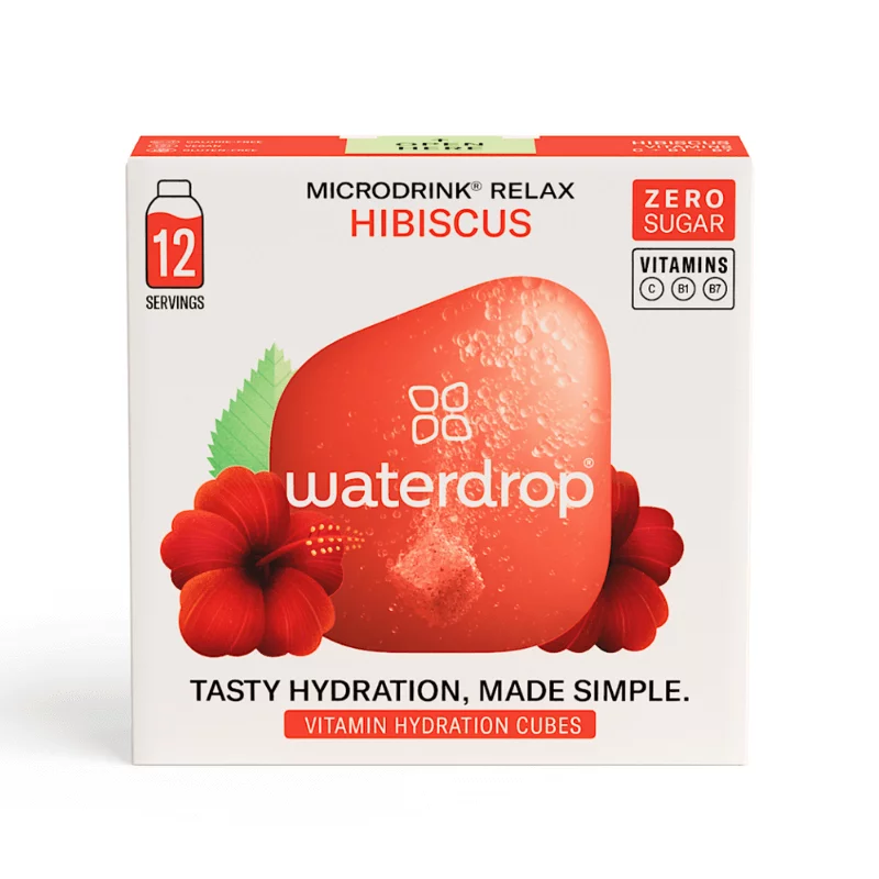 Waterdrop pezsgő kocka hibiszkusz, acerola, málna ízesítés 24 g