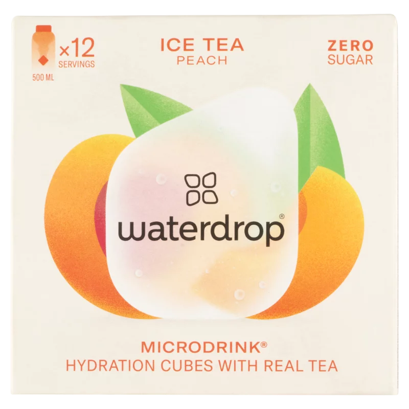 Waterdrop pezsgőkocka barackízű üdítőital készítésére 12 x 2,1 g (25,2 g)
