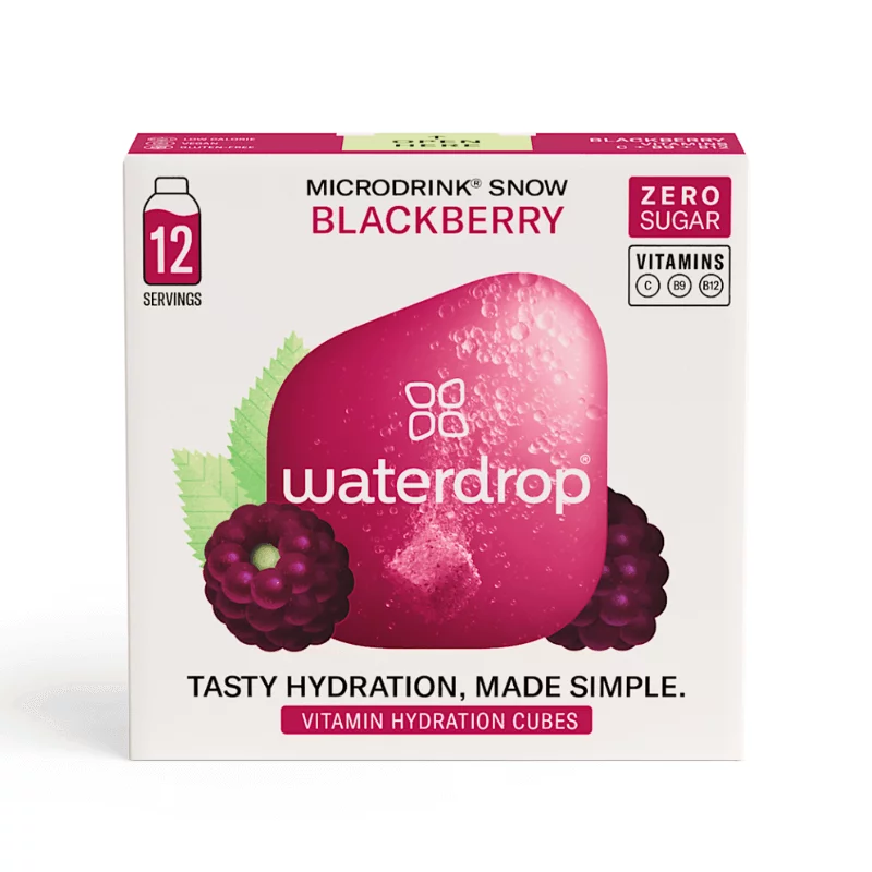 Waterdrop áfonya-szeder-alma ízű pezsgőkocka ital készítéséhez 12 x 2,0 g (24,0 g)