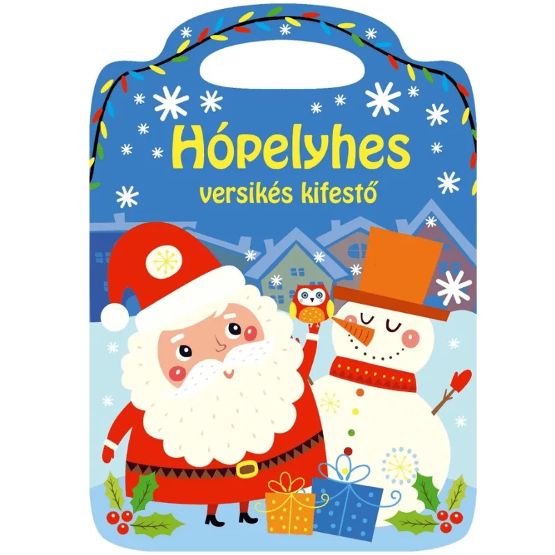 Hópelyhes versikés kifestő