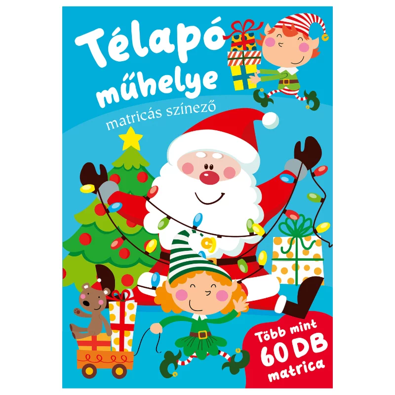 Télapó műhelye - matricás kifestő