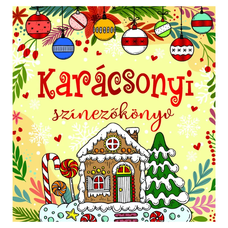 Karácsonyi - felnőtt színező