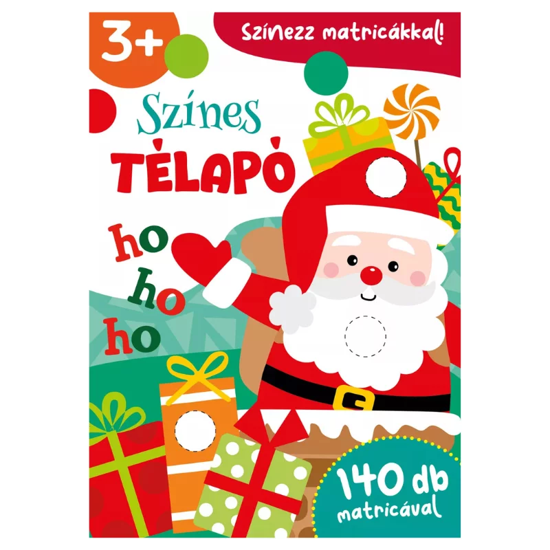Színes Télapó 3+ foglalkoztató