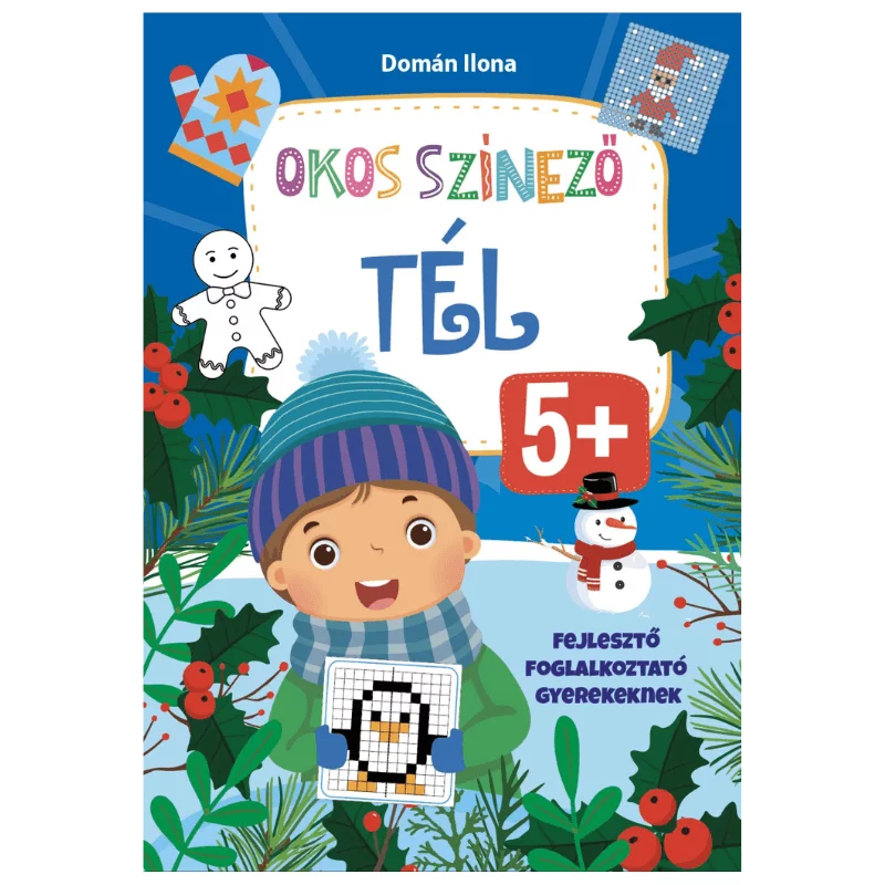 Okos színező - tél 5+ foglalkoztató