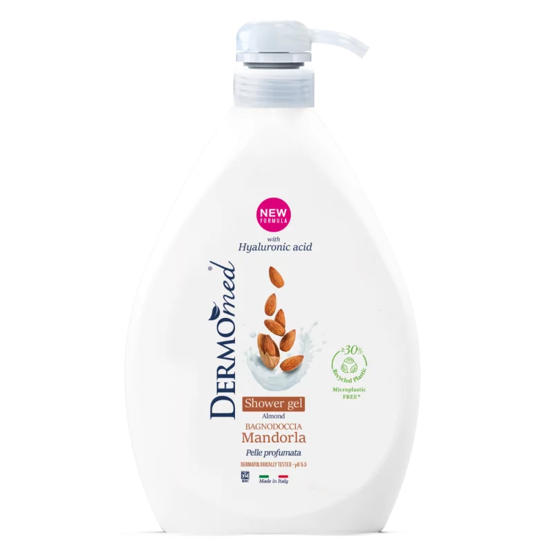 Dermomed tusfürdő 1000ml mandula pumpás