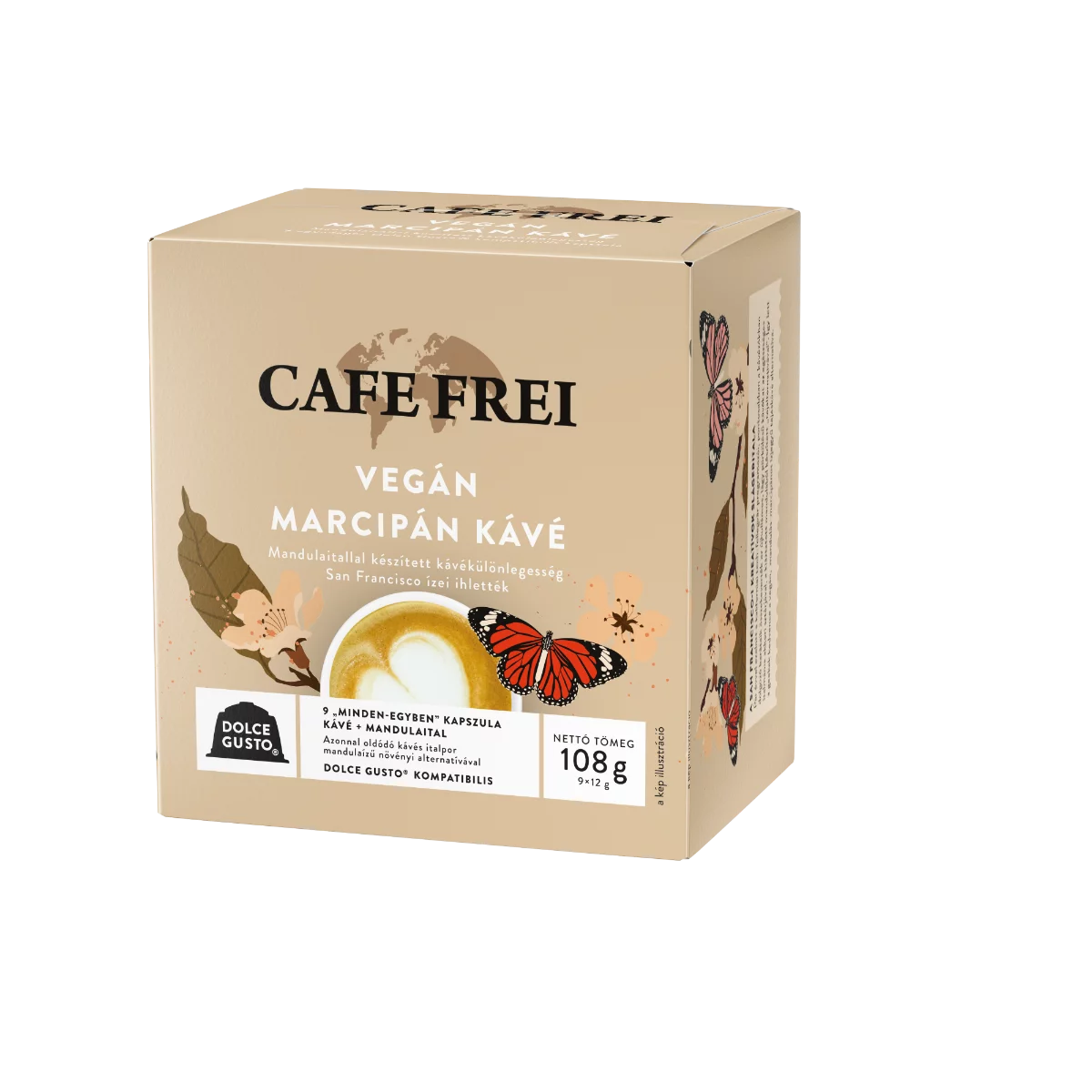 Café Frei kávékapszula 9x12g Marcipán Vegán DGC