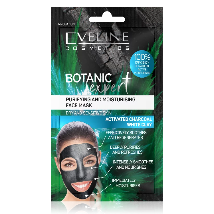 Eveline arcmaszk 2x5ml BOTANIC EXPERT tisztító, hidratáló