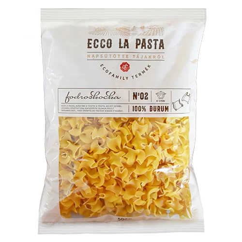 Ecco La Pasta száraztészta 500g durum fodros kocka
