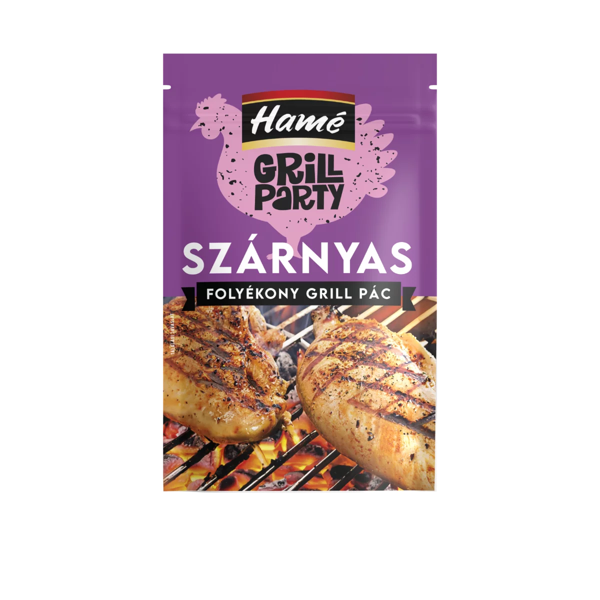 Hamé Grill Party folyékony grillpác 80g szárnyas