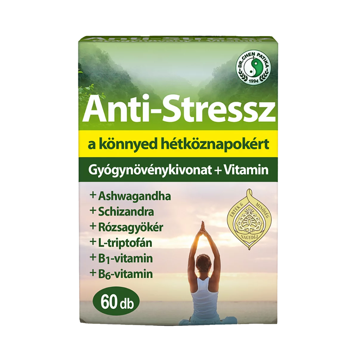 Dr. Chen kapszula 60db anti-stressz gyógynövény+vitamin