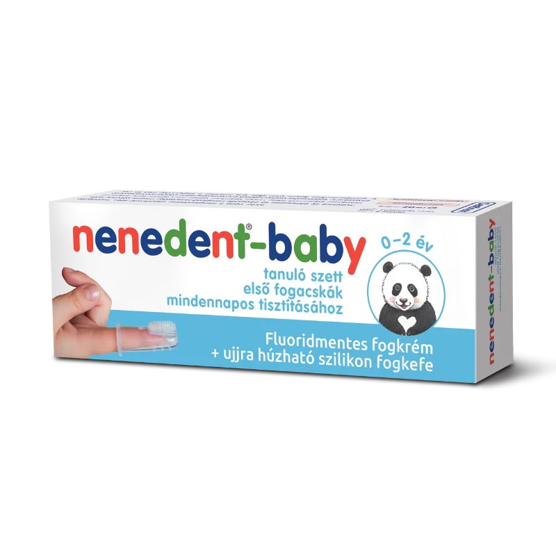 Nenedent-Baby tanuló szett fogkrém 20ml + fogkefe