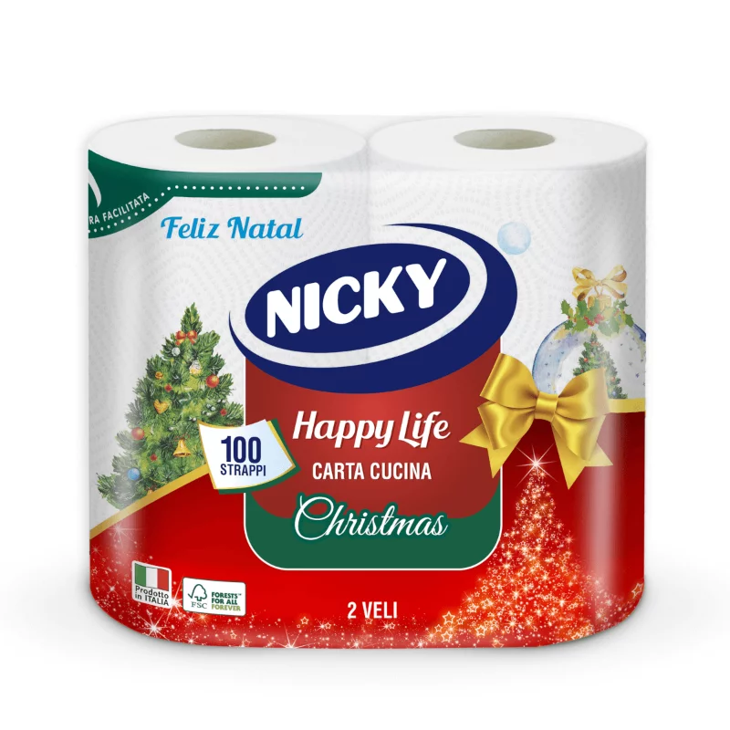 Nicky karácsonyi papírtörlő 2 rétegű 2db