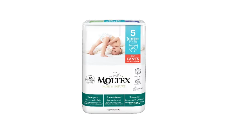 Moltex Öko bugyipelenka Pure&Nature S5 9-14 kg 20db junior