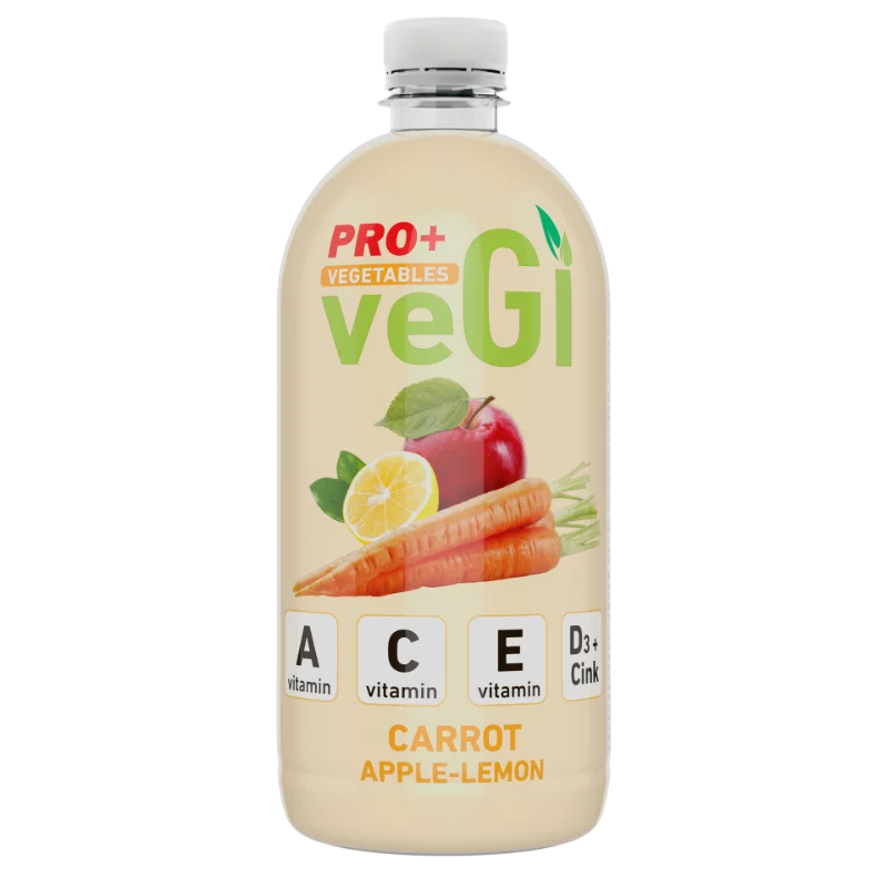 Power Fruit gyümölcsital 750ml PRO+Vegi Sárgarépa, citrom