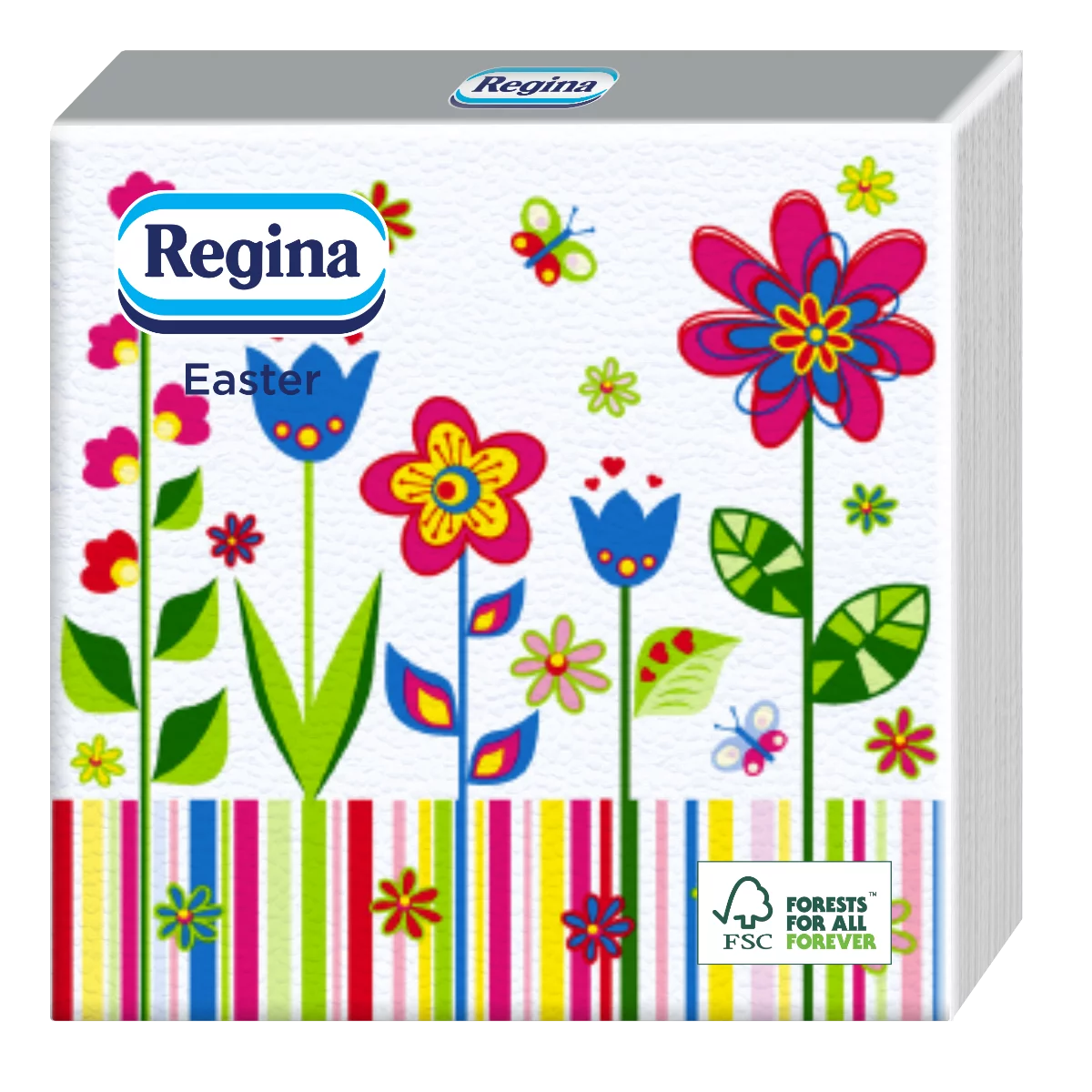 Regina húsvéti szalvéta 1 rétegű 20db 33x33cm - Virágos rét