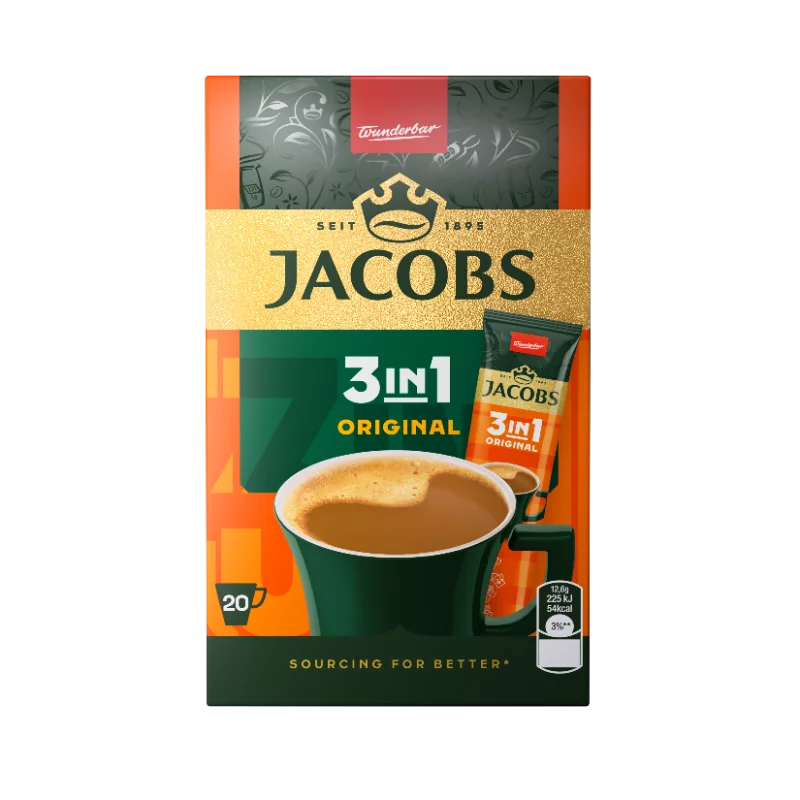 Jacobs instant kávé 20x12,6g 3in1