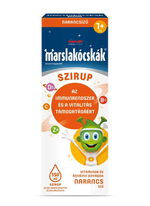 Walmark szirup 150ml marslakócskák narancs