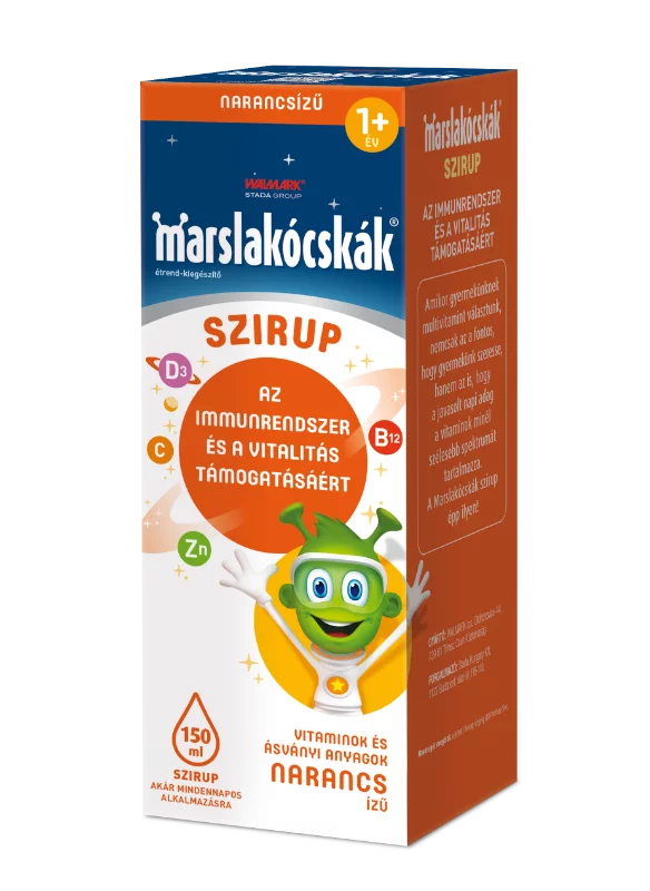 Walmark szirup 150ml marslakócskák narancs
