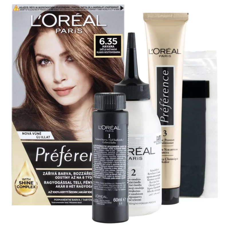 L´Oreal Preference hajfesték 6.35 Világos Gesztenye